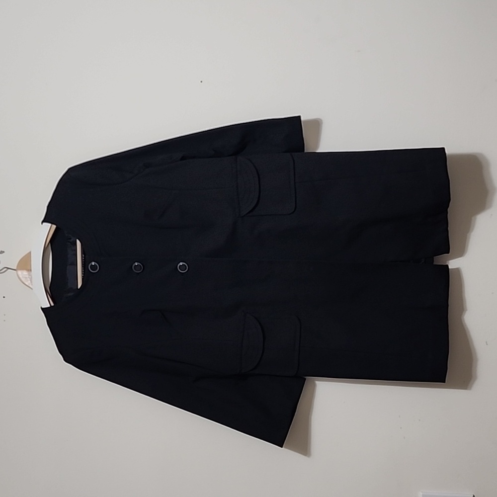 Women's Apostrophe Black Dress Coat